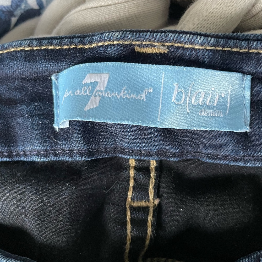 7 for All Mankind dark wash denim b(air)